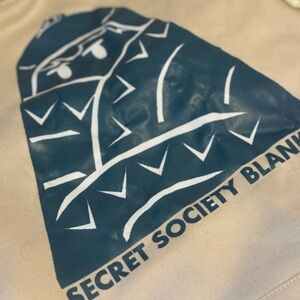 Beige and Blue Men's Apparel